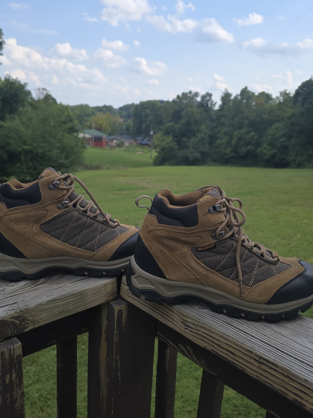 Outdoor Life US Mens Size 8 M Joliet Suede Leather Waterproof Hiking Boot Brown
